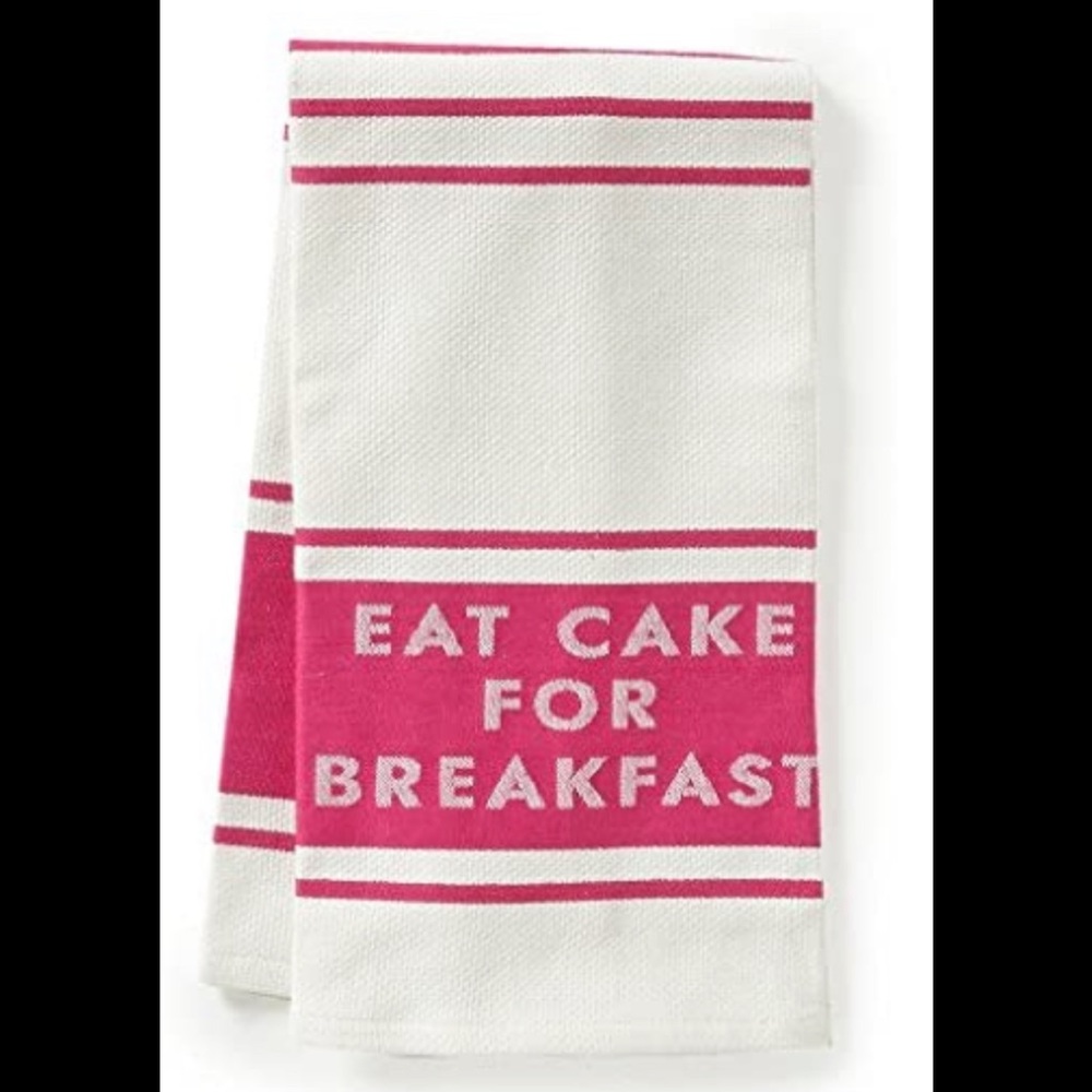 Kate Spade New York “Eat Cake for Breakfast” Kitchen Tea Towel
